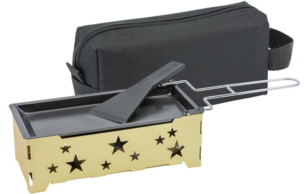 Kadastar Raclette à bougie chauffe-plat 2go Golden Star Doré/Noir