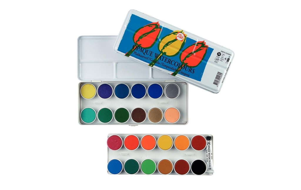 Talens Peinture à l’eau Set de 24, multicolore