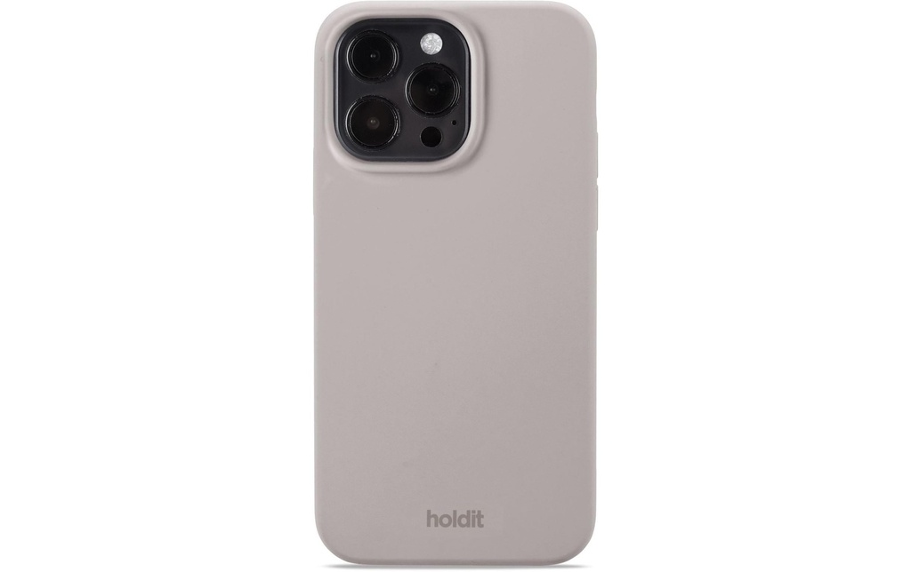 Holdit Coque arrière Silicone iPhone 14 Pro Max Taupe