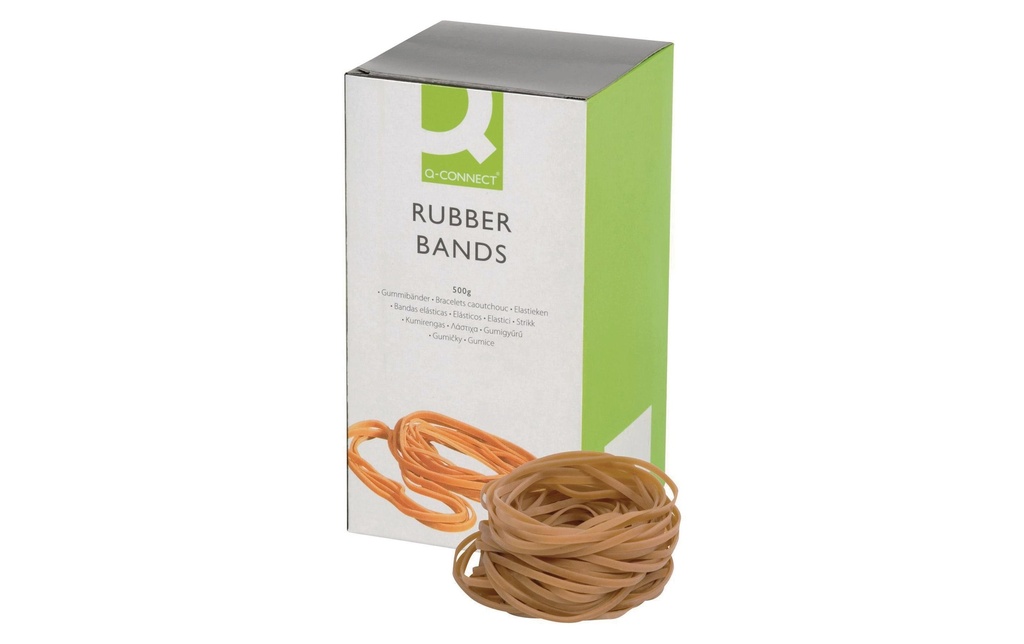 Q-CONNECT Elastiques no.36 brun 500g (500 pces)