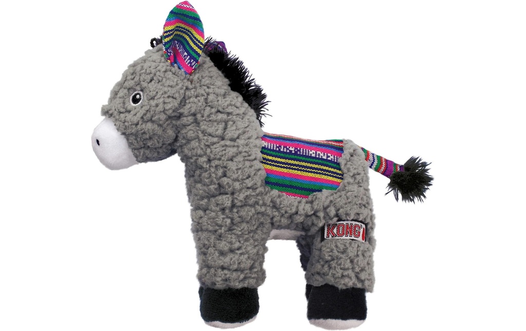 Kong Jouet pour chien Sherps Donkey 20 x 7 x 17 cm, Gris