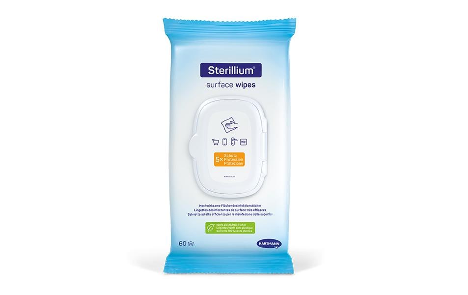 Sterillium Lingettes désinfectantes Lingettes de surface 60 pièces