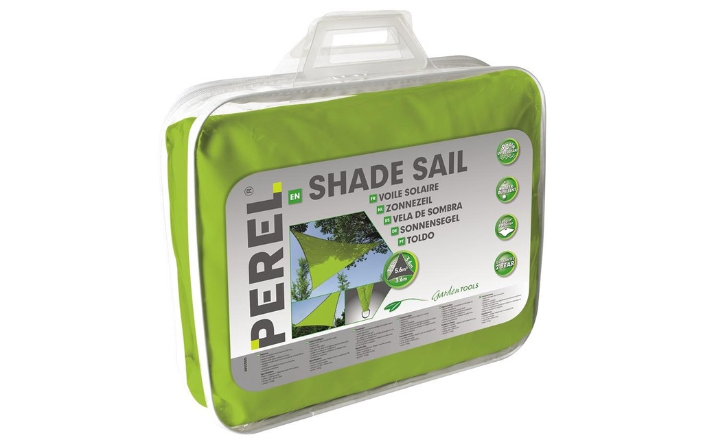 Perel Voile d’ombrage 500 cm, triangle