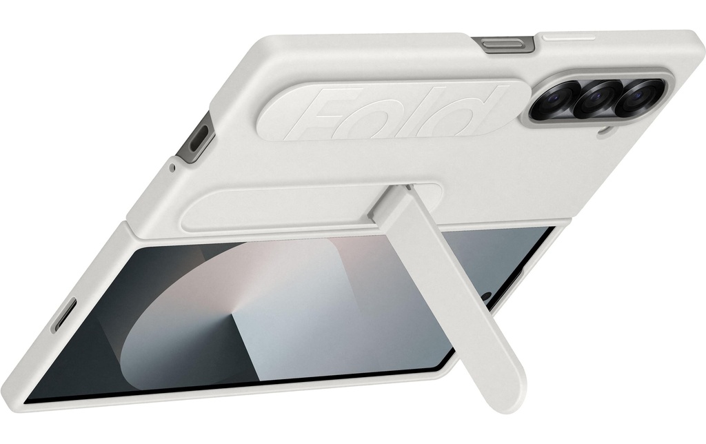 Samsung Coque arrière Silicone Galaxy Z Fold6 White