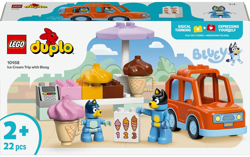 LEGO® DUPLO® Excursion chez le glacier avec Bluey 10458