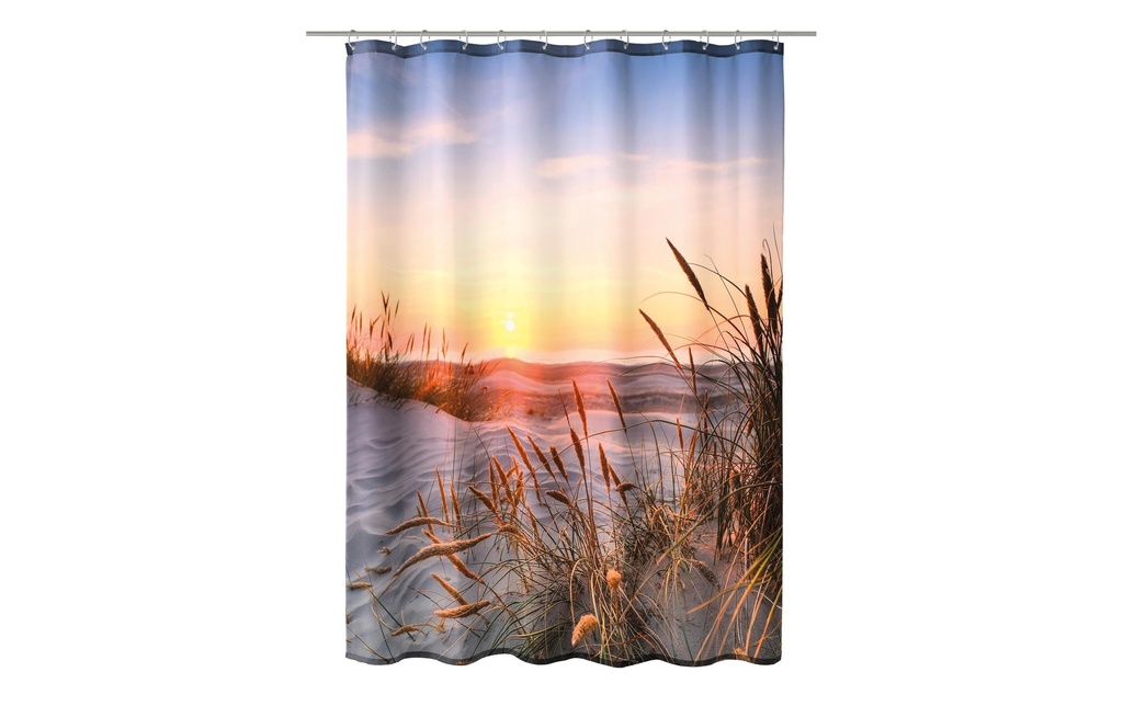 Kleine Wolke Rideau de douche Juist 180 x 200 cm, Multicolore