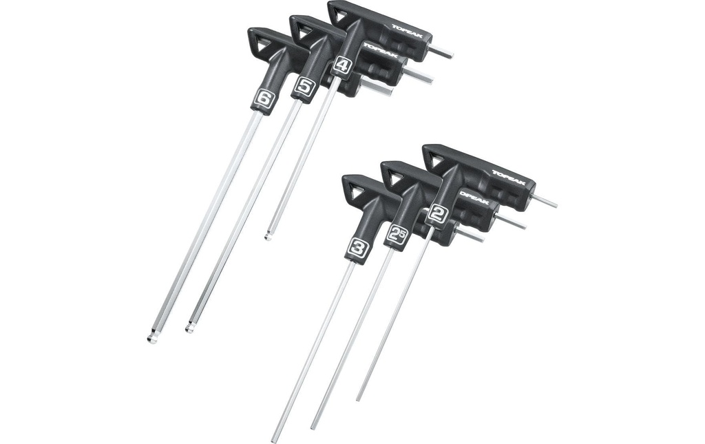 Topeak Kits de clés Allen Clé en T DuoHex