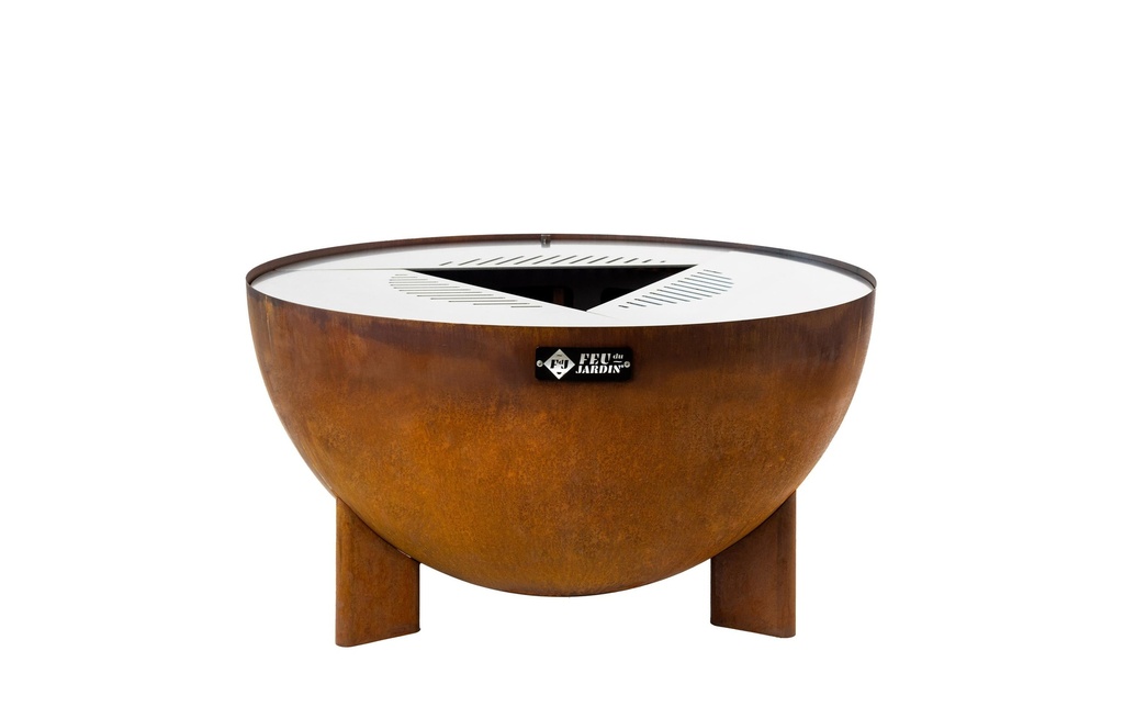 FEU DU JARDIN Foyer Tria, Ø 98 cm, grille