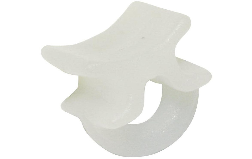 Gardinia Planeur à barres transversales Blanc, 6 mm, 50 pièces