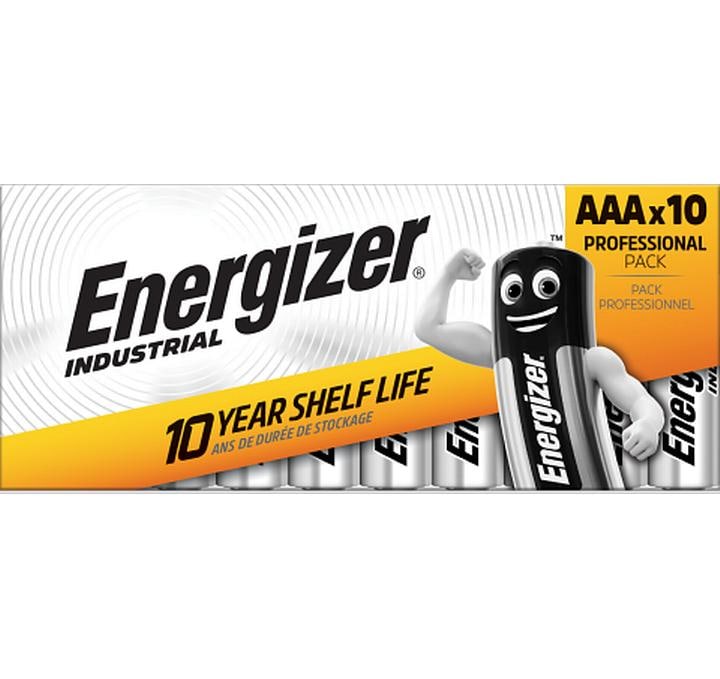 Energizer Pile Industrial Alkaline AAA LR03 , 10 Pièce/s