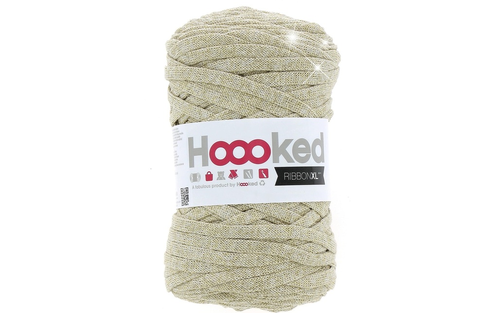 Hoooked Laine Ribbon XL, Lurex 250 g, Doré