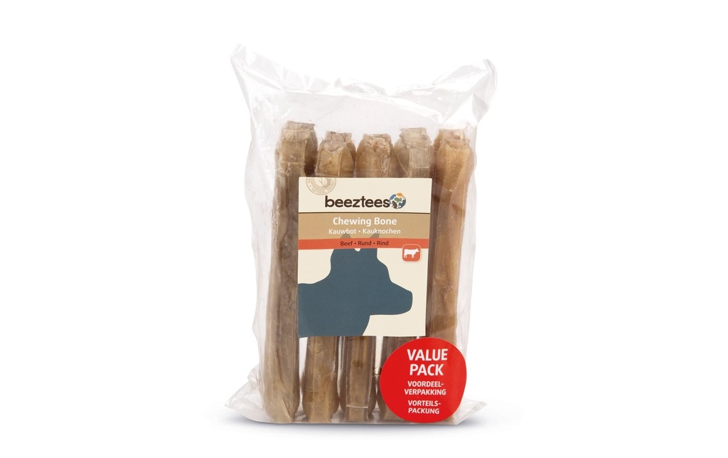 Beeztees Os à mâcher Peau de bœuf, 16.5 cm, 5 pcs