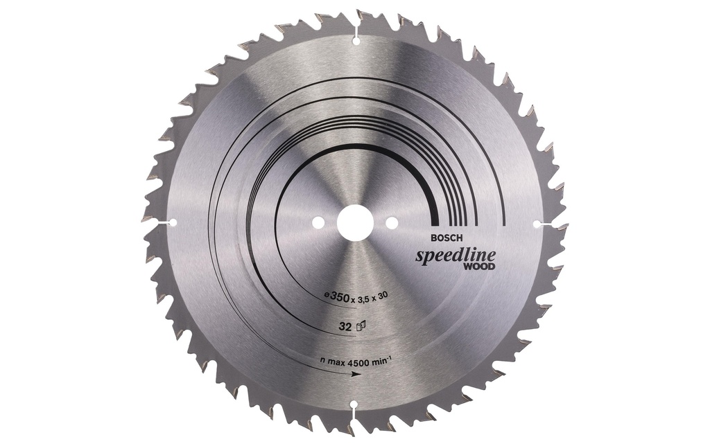 Bosch Professional Lame de scie circulaire Speedline Wood, 350 x 30 x 3.5 mm, Z 32