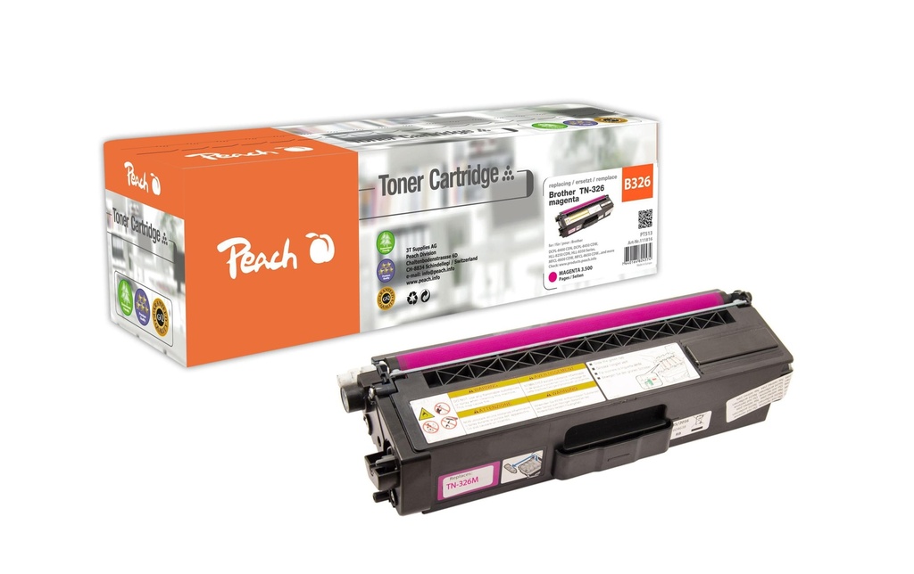 Peach Toner Brother TN-326M Magenta