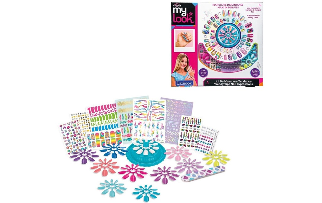 Cra-Z-Art Studio de décoration d'ongles Trendy Nail Expressions