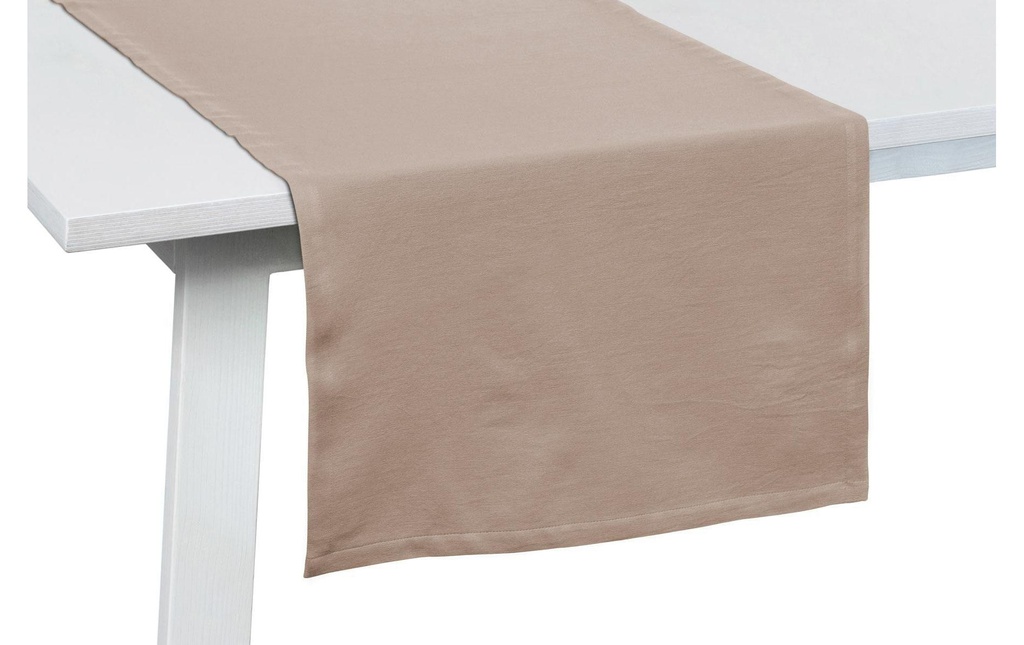 Pichler Chemin de table One 50 cm x 150 cm, Beige