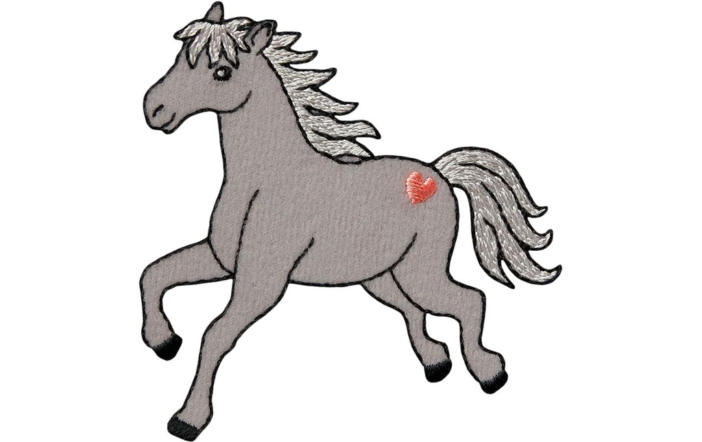 Mono-Quick Image thermocollante Cheval avec un cœur 1 Pièce/s