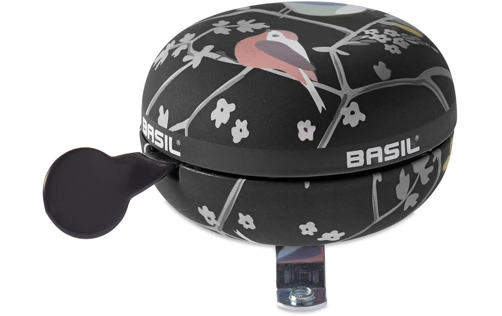 BASIL Sonnette de vélo Big Bell Wanderlust, noir
