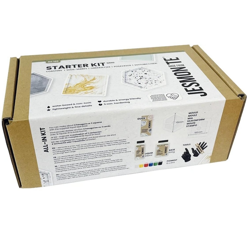 Jesmonite Matière à modeler Kit de bricolage Moulage Coupe / Plateau