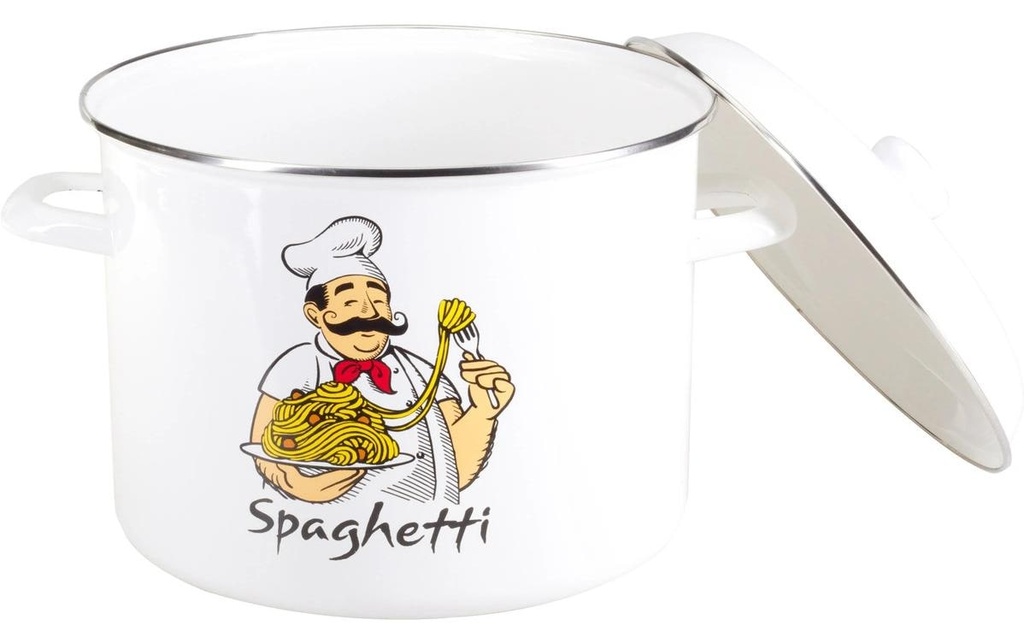 Nouvel Marmite à pâtes Cuisinier, 8 l, blanc