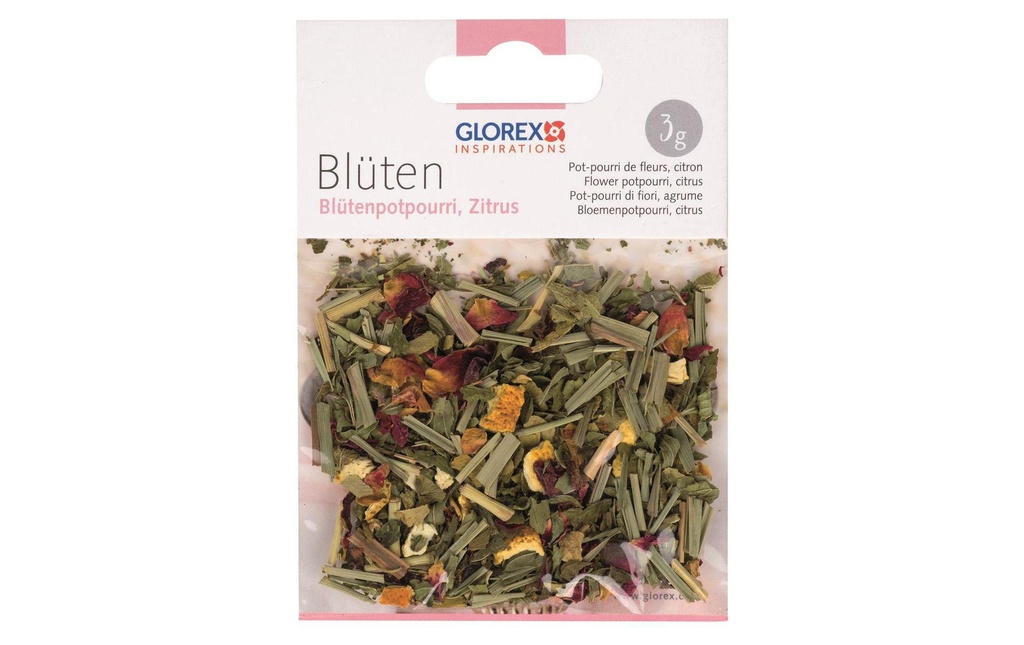 Glorex Fleurs Potpourri d'agrumes 3g