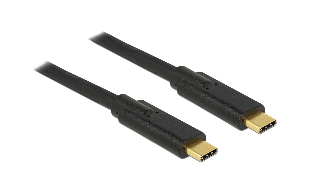 Delock Câble USB 3.1 Gen1, 5Gbps, jusqu'à 5A, 100Watt USB-C - USB-C 2 m