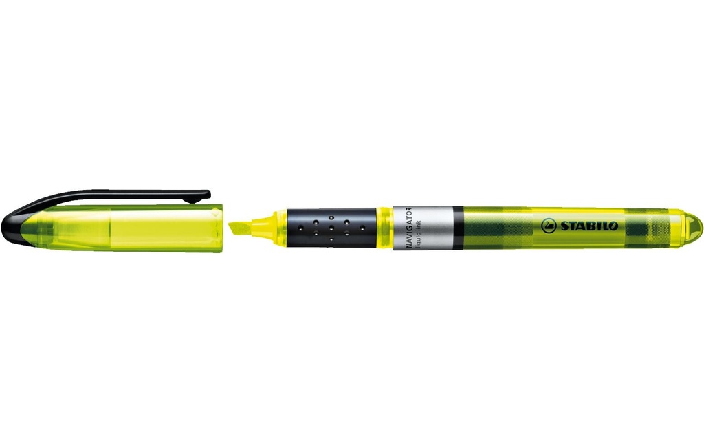 STABILO Surligneur Navigator Jaune, 10 pièces