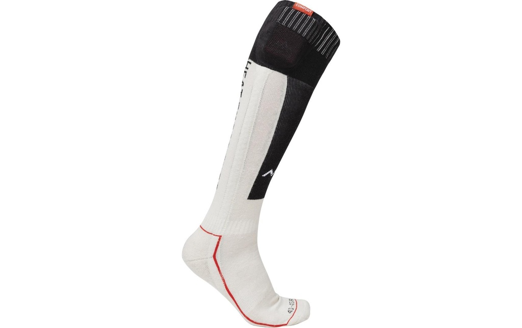 Heat Experience Chaussettes techniques chauffantes avec piles Sable/noir M