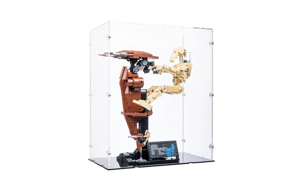 iDisplayit Présentoir en acrylique pour LEGO 75428 Star Wars droïde de combat avec STAP