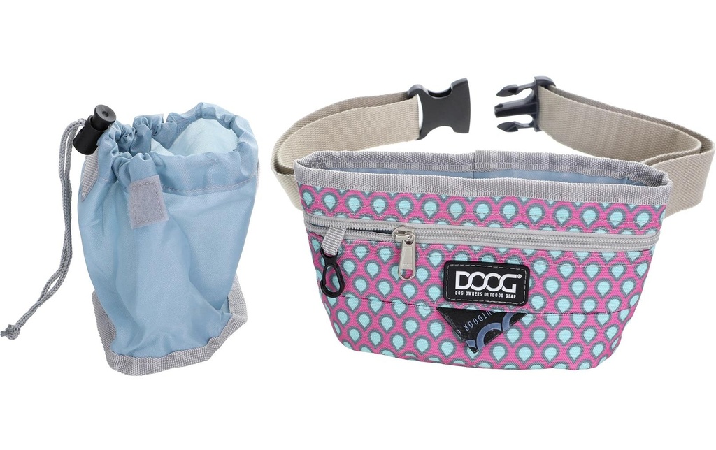 Doog Treat Pouch Luna L Rose / Tear Drop