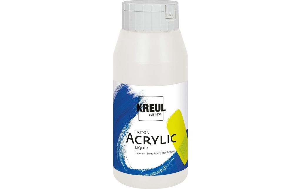 Kreul Peinture acrylique Triton Acrylic Liquid jaune-vert 750 ml