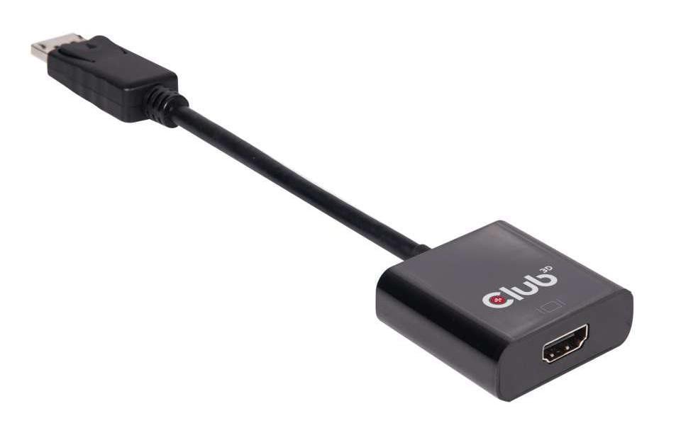 Club 3D Adaptateur 4K DisplayPort 1.2 - HDMI 2.0