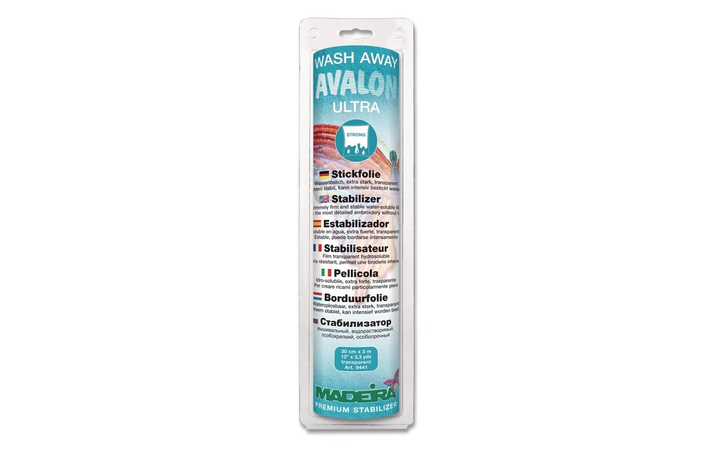 Madeira Film à broder Wash Aways Avalon Ultra 1 Pièce/s