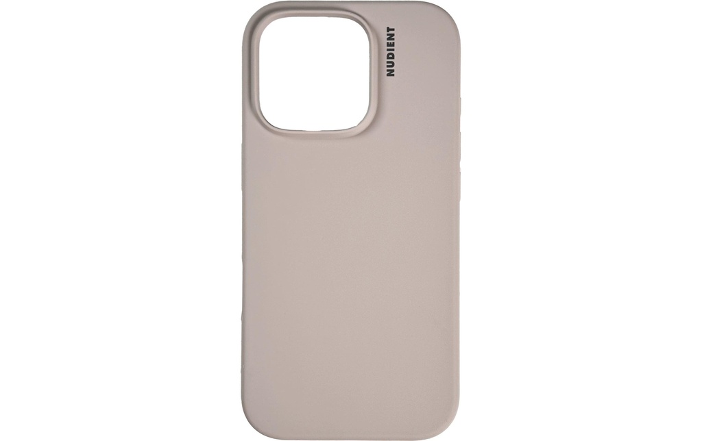 Nudient Coque arrière Étui de base iPhone 16 Pro Max Stone Beige