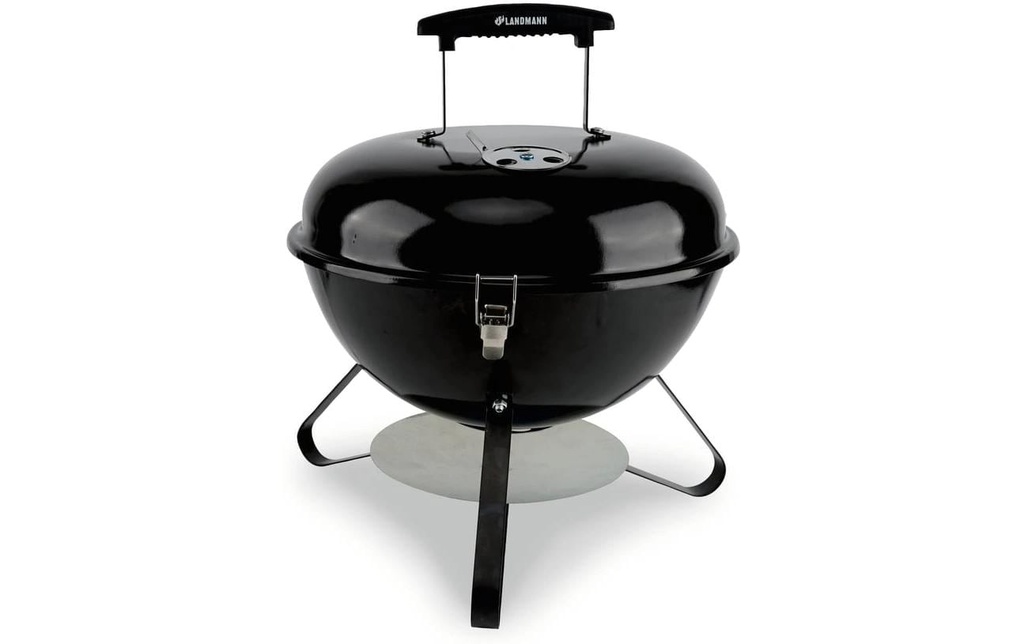 Landmann Barbecue sphérique au charbon de bois 36 cm Noir