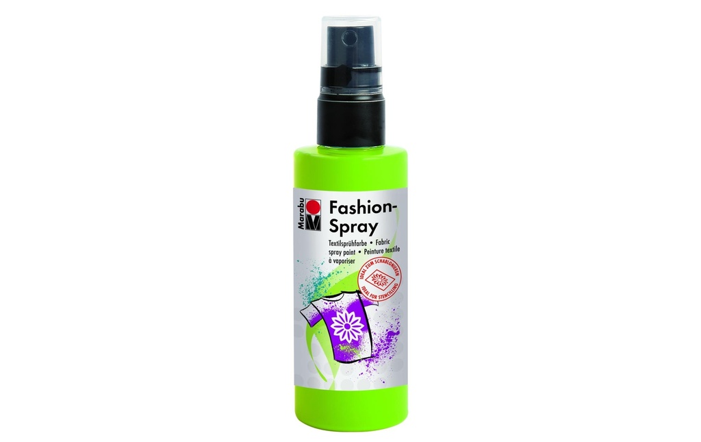 Marabu Peinture pour textile Fashion Spray 100 ml, Vert clair