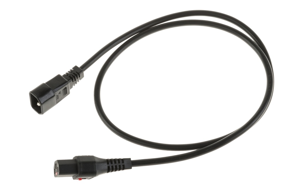 IEC LOCK Câble d'appareil 0.5 m C13-C14