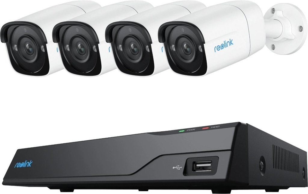 Reolink Kits de surveillance NVS8-5 MB4 Bullet, disque dur de 2TB inclus