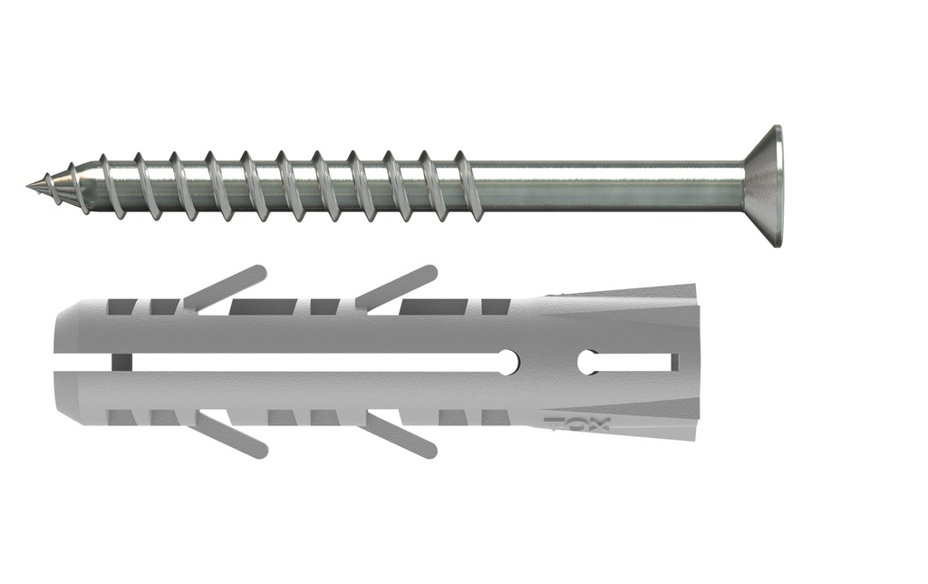 Tox-Dübel Cheville à expansion Barracuda 5x25 mm, incl. vis 12 Pièce/s