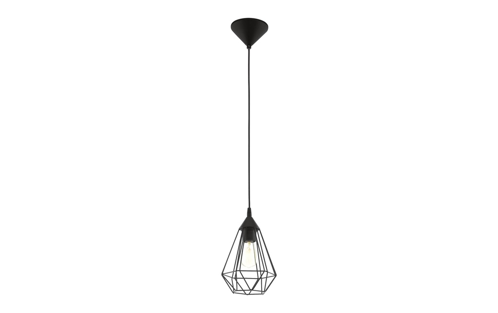 EGLO Leuchten Lampe suspendue TARBES 1x E27, 17,5 cm noir