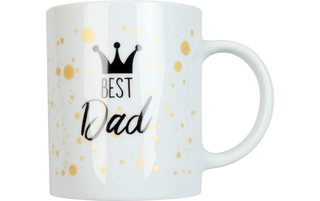 Könitz Tasse à café Best Dad 300 ml, 1 Pièce/s, Blanc