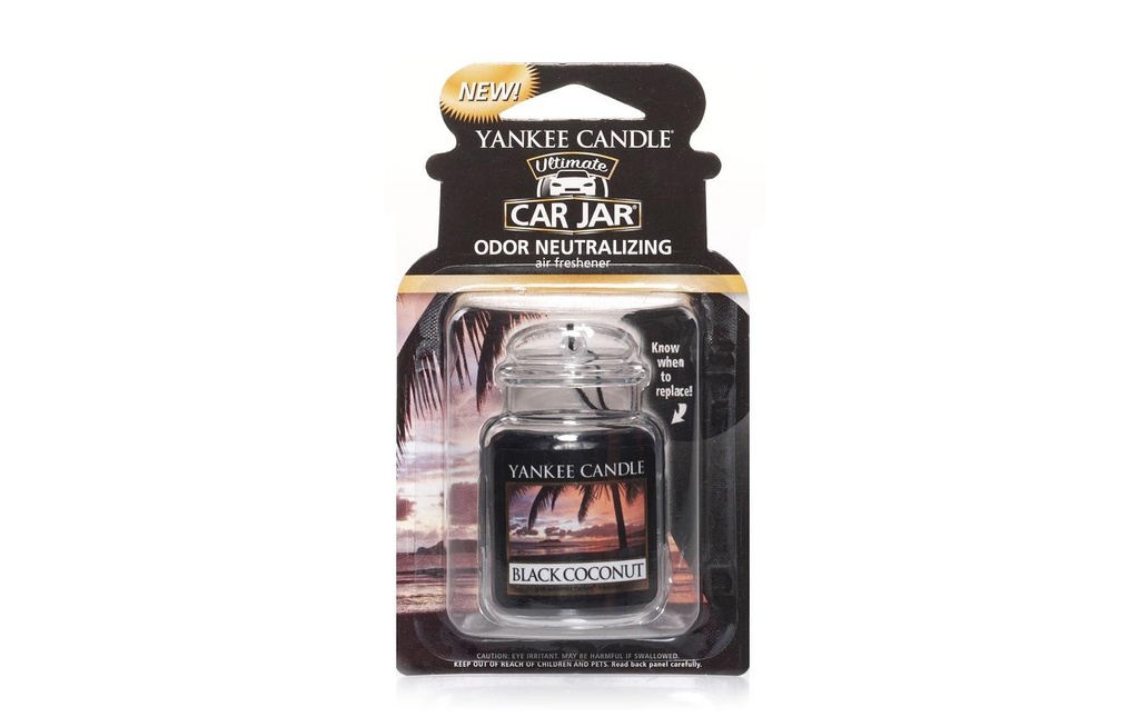 Yankee Candle Désodorisant pour voiture Car Jar Ultimate Black Coconut