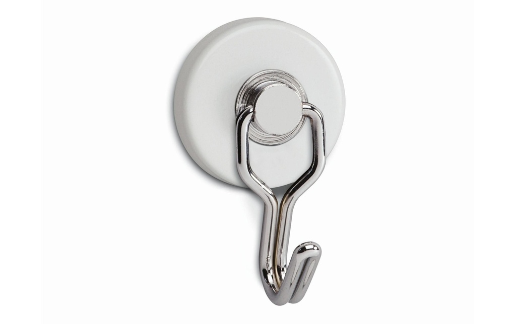 Maul Aimant 2 x Ø 35 mm Crochet carrousel blanc