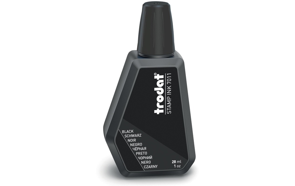 Trodat Encre pour tampon 7011 28 ml, noir