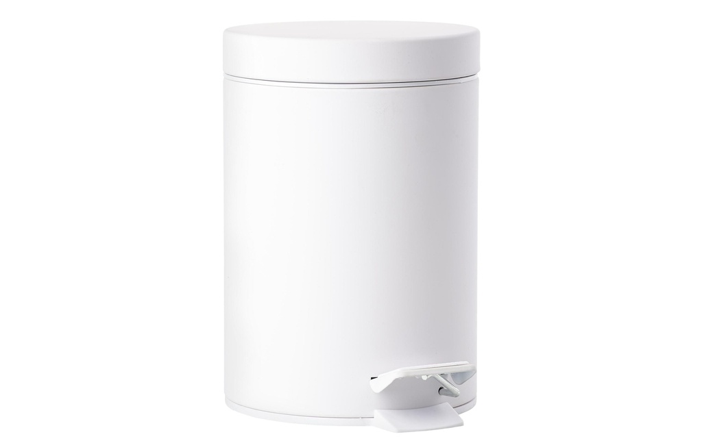 Zone Denmark Poubelle à pédale Solo 3 l, White