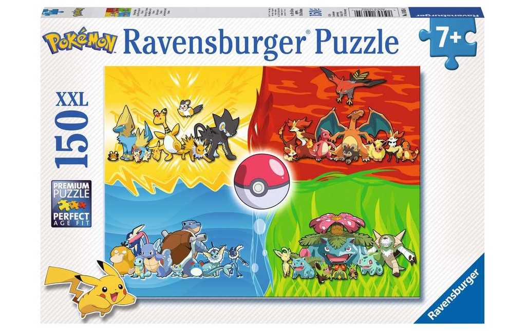Ravensburger Puzzle Types de Pokémon