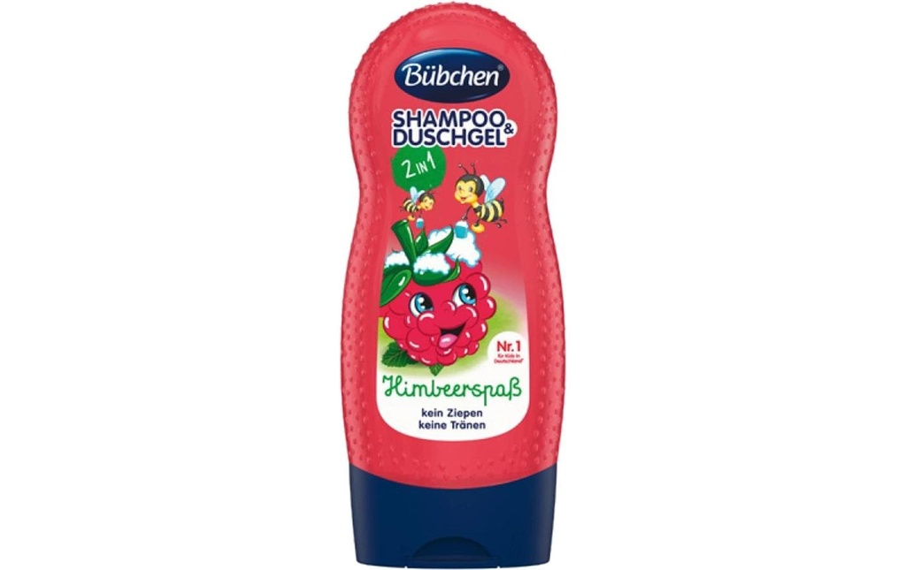 Bübchen Shampoing Kids 2en1 plaisir framboise 230 ml