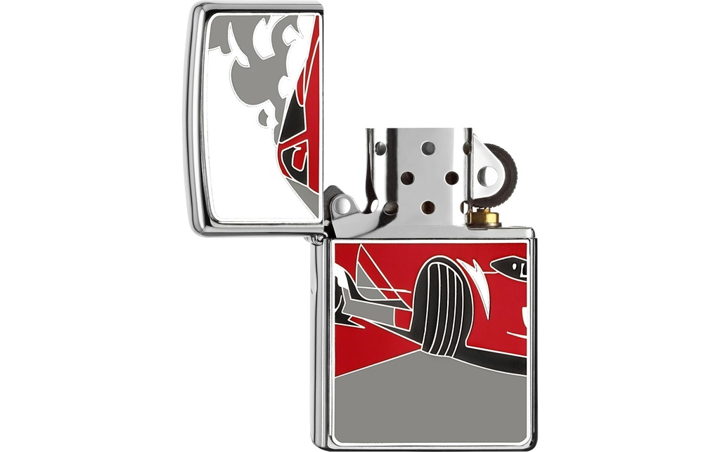 ZIPPO Voiture de course Rouge