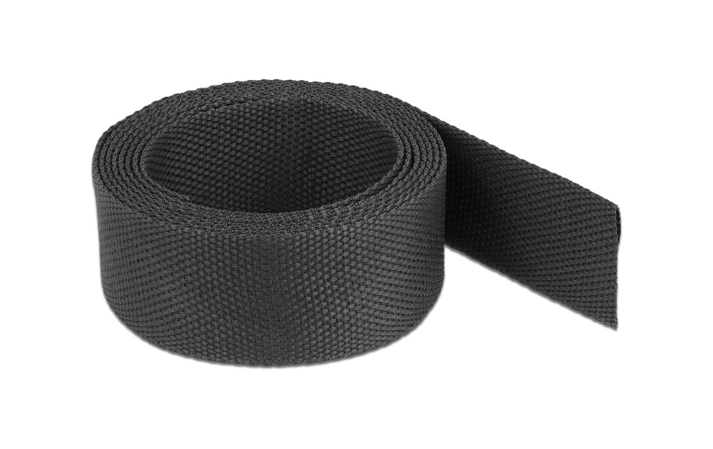 Delock Manchon en tissu thermorétractable 2 m x 20 mm Noir