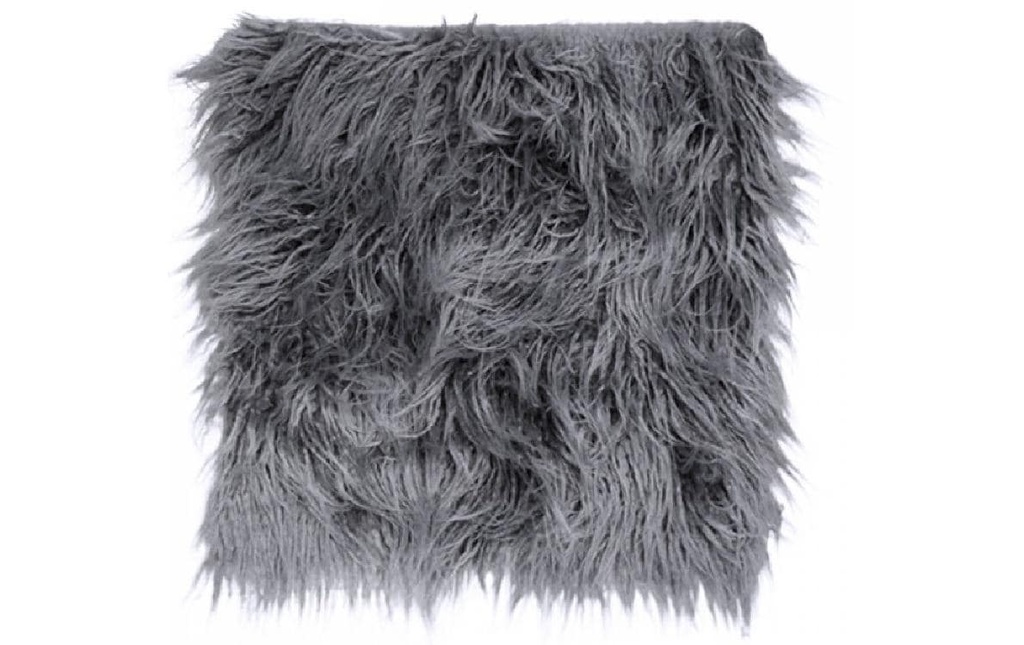 Chic Antique Fourrure d'imitation 40 x 40 cm, Gris